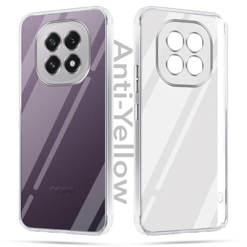 Image of Jkobi Lifetime Anti-Yellow Clear Back Case Cover for Oppo F29 (Sleek Hard Crystal | Shockproof and Camera Protection)