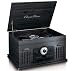 Produktbild Classic Phono TCD-2600 - Retro Stereo-Anlage mit Plattenspieler - Kassette - CD Player - Bluetooth und USB - AM/FM Radio - 33-, 45-, und 78 U/min - MP3 - schwarz
