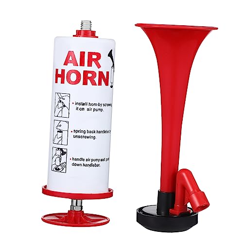 Cabilock Clacson Aria Portatile Rumorista Metallo e Plastica Resistente Per Sicurezza Auto Barca Eventi Sportivi Impugnatura Ergonomica Facile Da Usare