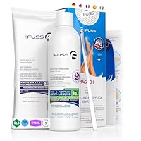 Mr. Fuss Hornhautentferner Aktiv Lösung No. 4 Plus Pack Steel - 3 tlg. Hornhaut Fußpflege Set