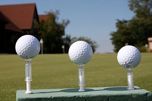 review Height Adjustable Twist Golf Tee-set ball at perfect sweet spot height