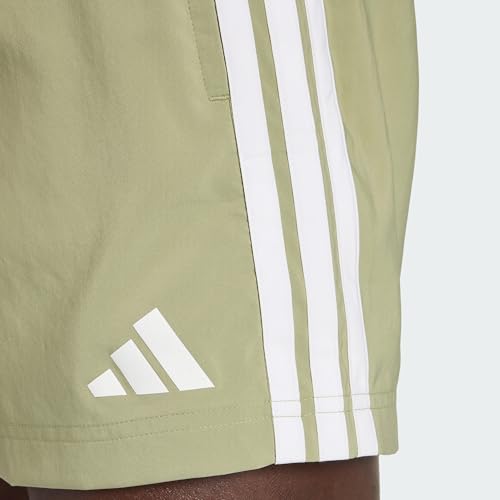 Bañador corto de hombre adidas 3 Stripes de 5 pulgadas para natación 2