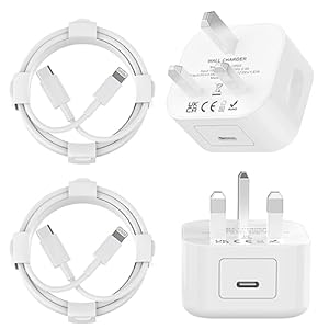 iPhone USB C Fast Charger 2Pack for 20W Fast Apple Charger with 2M Cable Fast charger MFi Certified USB C To Lightning Cable for iPhone 14/13/12/11 Pro/Pro Max/XS Max/XS/XR/X/SE/8, iPad