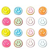 16 Stück Emaille Kühlschrankmagnete,Kleine Ausdrücke Kühlschrankmagnete,Bunt Magnetische Kühlschrank Deko Set,Lustige Magnete Kinder für Küche, Büro, Klassenzimmer,Spind,Tafel,Schrank und Zuhause