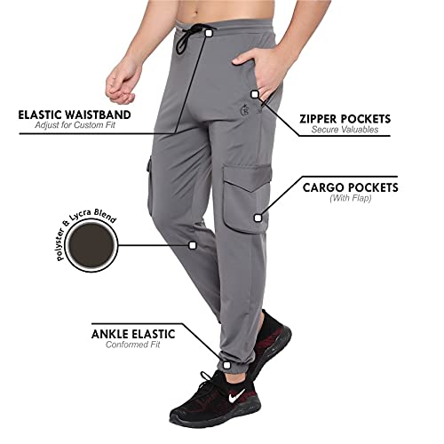 Image of BLUE STAR SHARK Track Pant for Men || Track Pants || Cargo Track Pant
