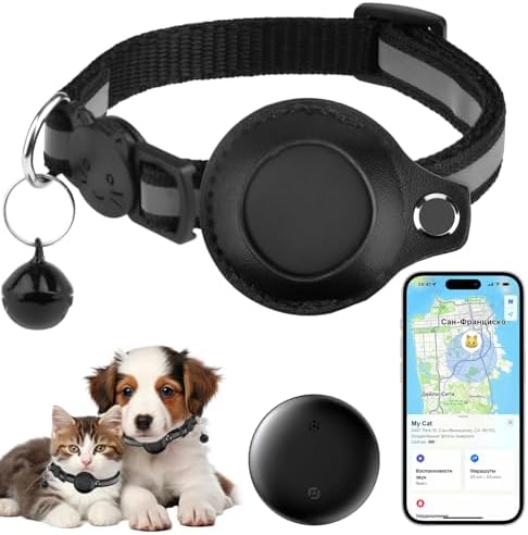 Cat Tracker, GPS Dog Tracker with Collar, No Monthly Fees GPS Pet...
