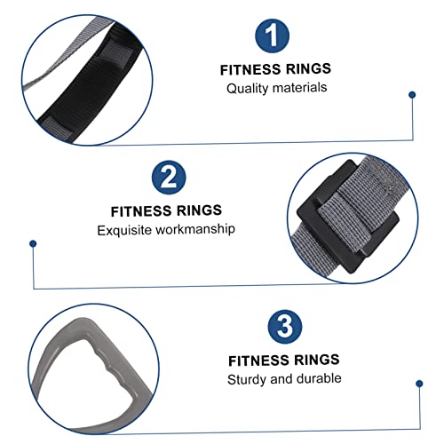 Anillas Gimnasticas Ajustables 2pcs con Cintas para Ejercicio miniatura 2