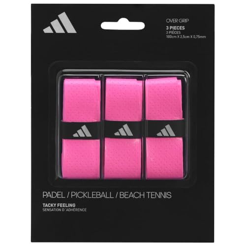 adidas Pádel OV - Set overgrip, Color Rosa, Talla única