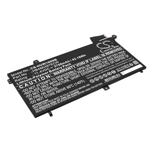 Enyuly 3700mAh Replacement Battery for PL-W09 MateBook D 2018 PL-W29 MRC-W70 MRC-W00 MRC-W50 PL-W19 MateBook D 53010BAJ MRC-W60 HB46K497ECW (11.4V)