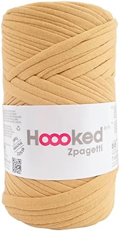 Pelote de laine Hoooked Zpagetti en coton recyclé pour adultes pour tricoter un t-shirt chaud et écoloXS/M-L/XL