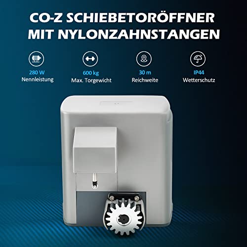 Schiebetorantrieb CO-Z Set bis 600 kg für Hoftore mit 280W Motor