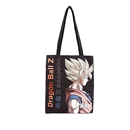Dragon Ball Kakarot-Shopping Bag Einkaufstasche, Schwarz