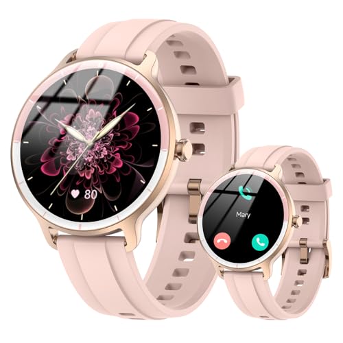 Smart Watch for Women Men (Answer/Make Calls), Smartwatches Built-in AI Voice, 1.27" HD Touch Fitness Watch With Heart Rate/Sleep/Step/SpO2 Monitor, 100+ Sports Modes & IP68 Waterproof for Android iOS