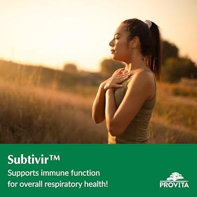 PROVITA Subtivir | Immune Support Supplement | Bacillus Subtilis DE111 | IgG-Rich Colostrum | Andrographis Paniculata | Respiratory Health | Lung Support | Immunoglobulin | Immune Booster | 60 Caps