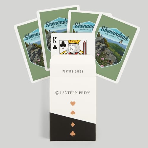 Lantern Press Shenandoah National Park Baraja Poker 52 Cartas miniatura 6