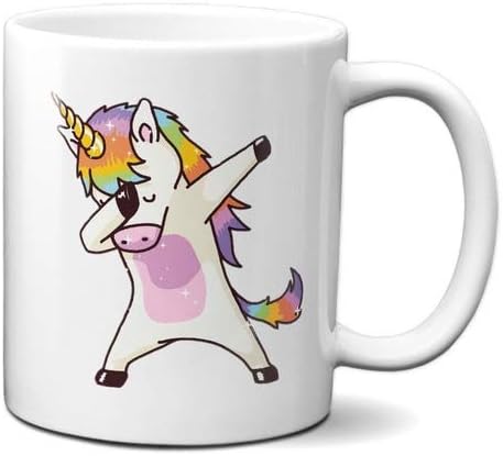 Caneca Unicórnio Dançando Presente Criativo Personalizado