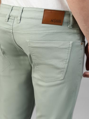 Image of Allen Cooper Regular Comfortable Mid Rise Denim Jeans for Men