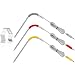 Produktbild 3 Pack Grillsonde Ersatz für Weber iGrill 2 iGrill Mini iGrill 3 mit 4 Sondencliphalterungen Weber igrill Ersatzsonde Temperatursonde
