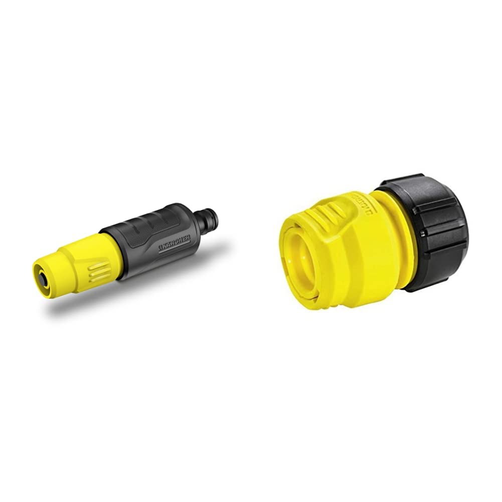 Kärcher 2.645-264.0 Spritze mehrfarbig & 2.645-201.0 Schlauchkupplung (Universal) schwarz