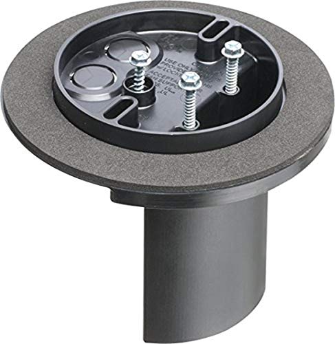 Arlington Industries FB443F-25 Screw-On L-Shaped Fan and Fixture Mounting Box with Joist Mount, 18.8-Cubic Inch, Black, 25-Pack
