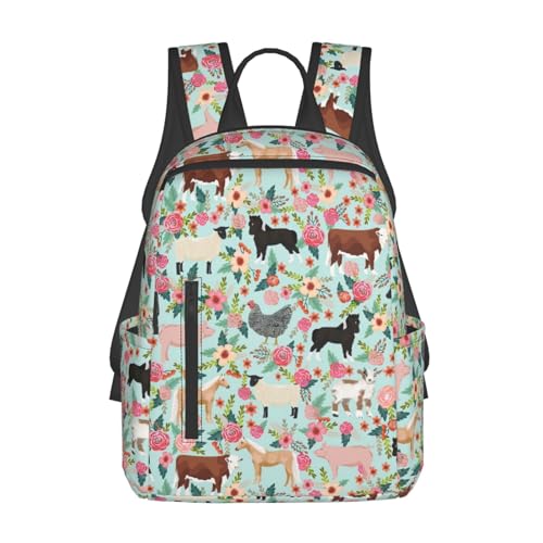 Sac à dos à imprimé animal pour le travail et le magasinage de vos voyages de week-end