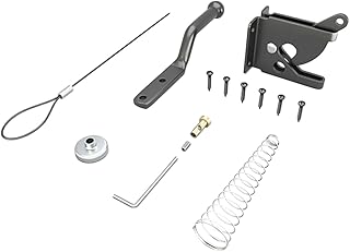 WOONEKY 1 Set Barn Door Lock Metal Fence Metal Fencing Outdoor Locks for Gates Chain Link Gate Pool Gate Safety Fence Locks for Pool Gate Safety Latch Gate Latches for Metal Gates Metal