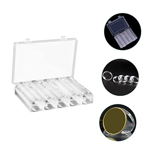 Cajas para monedas VILLCASE pack 100 piezas transparentes miniatura 6
