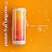Hiyo Organic Social Tonic- Passion Fruit Tangerine, 12 FZ - N.A. Functional Seltzer, Sparkling Water Crafted with Organic Adaptogens, Nootropics, & Botanicals