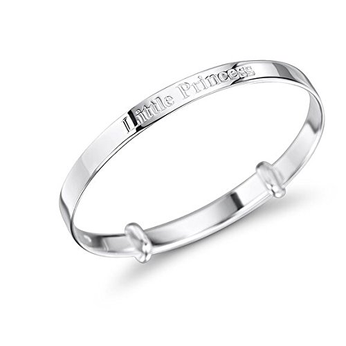 Sterling Silver Little Princess Baby Bangle