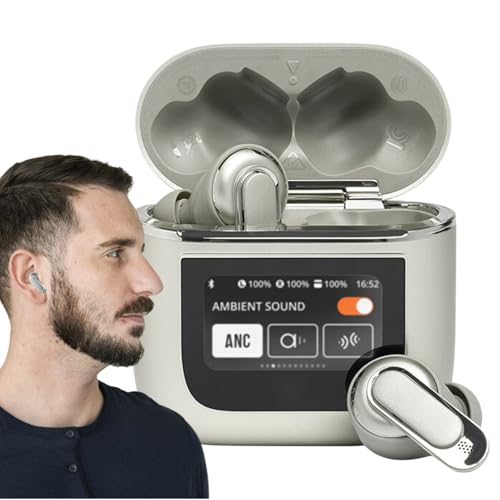 Écouteurs intelligents sans fil anti-chute avec boîtier tactile sport