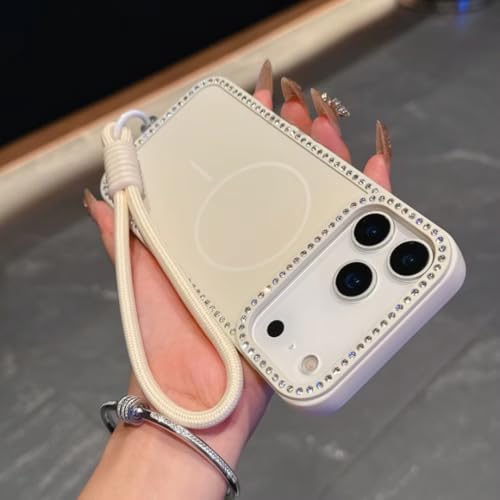 Coque iPhone 11 Pro Max avec lanière pailletée pour éviter les chutes et les pertes