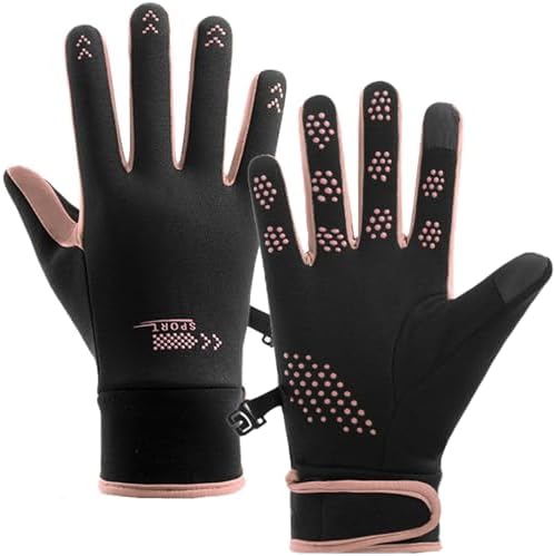 Guantes de Invierno Hombre Mujer Ciclismo, Guantes de Pantalla Tá...