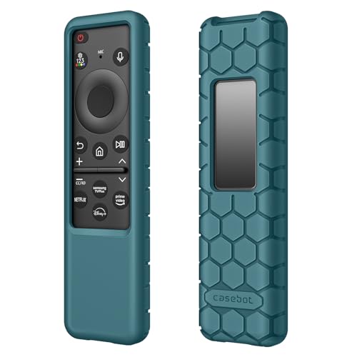 Fintie, Funda para Mando Samsung Smart con Placa Solar del 2024 y 2023 TM2360F, TM2361F, TM2360E, TM2361E, BN59-01436A, BN59-01432A, BN59-01432J, con Cubierta de Silicona Ligera y Antideslizante, a