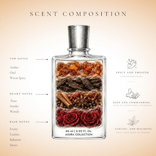 Image of Paradyse Perfumes Raavana: The Last Note | Unisex Eau de Parfum | Oud, Amber & Warm Spicy Oriental | Long-Lasting Night Out Scent | 60 ml