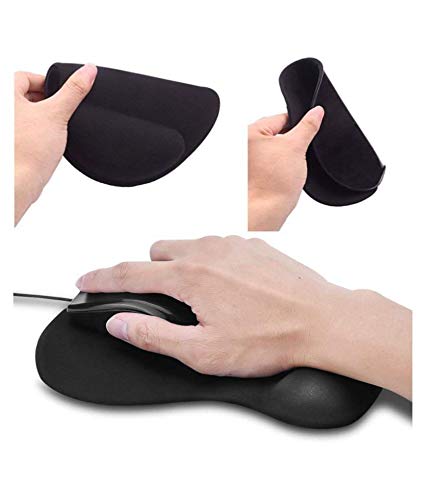 Image of Storin Comfort Wrist Gel Rest Support Mat Mousepad Gel Mouse pad, Wrist Rest Ergonomic Mouse Pad