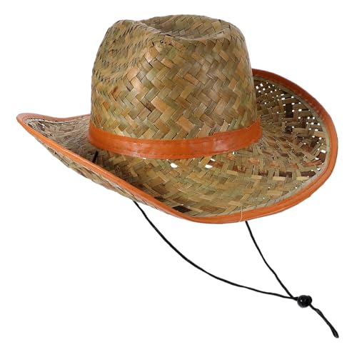 Chapeau de paille large bord de qualité supérieure pour homme
