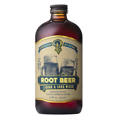 Portland Soda Works, Syrup Cocktail And Soda Root Beer, 16 Ounce
