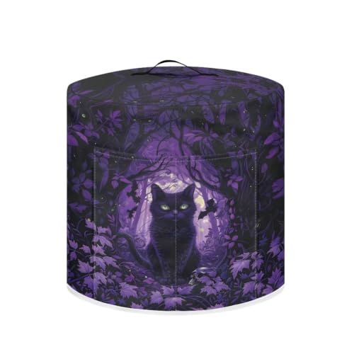 Image of Black Cat Rice Cooker Covers Retro Art Kitchen Gadgets