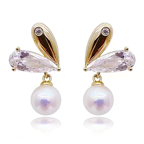 MOUP可愛いピアス 思いやりパールジルコニアピアス レディース 人気 耳飾りS925銀の針金属アレルギー対応 ピアスリング 18金シンプル デザインファーストピアス