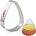 LILIAO Candy Corn Cookie Cutter for Halloween - 2.8 x 4 inches - Stainless Steel