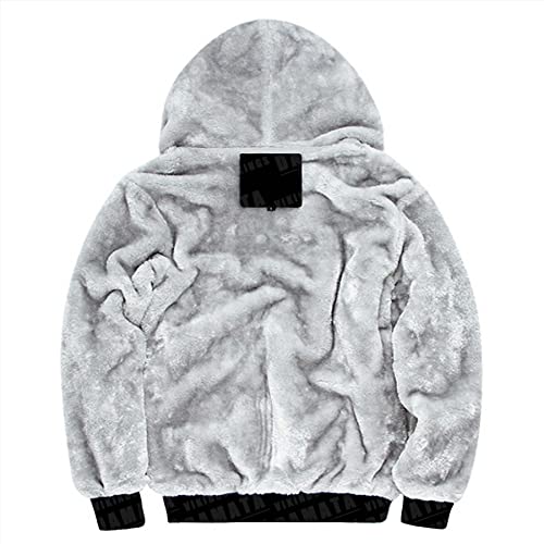 Fenrir wolf 3D full print Sherpa-Lined Jacket for Unisex, Big and Tall Zip Up Fleece Viking Zip Hoodies, Size 丨S - 5XL (Color : Celtic Wolf, Size : Large)3