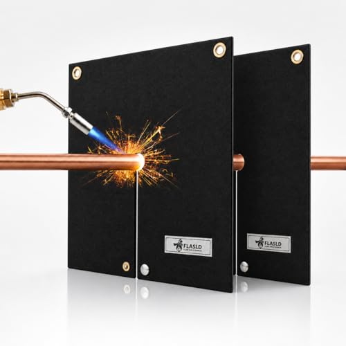Couverture de soudure FLASLD 30 cm résistante au brûleur de propane pack de 2