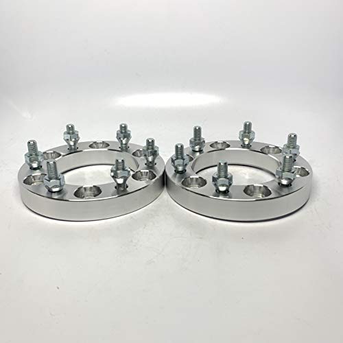 Customadeonly 2 Pieces 1" 25Mm Wheel Spacers Bolt Pattern 6X5.5 To 6X5.5 6X139.7 Center Bore 108Mm Thread Pitch 7/16" Studs #TOP1