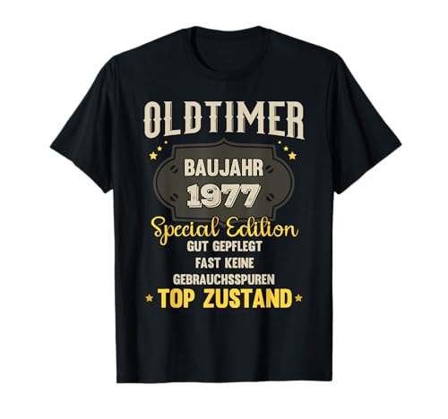 Oldtimer Baujahr 1977 - 49. Geburtstag T-Shirt