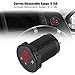 KIMISS 12-24V Voltímetro digital, Amperímetro, Medidor de corriente de voltaje [Pantalla LED...