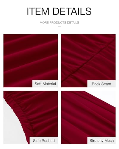 Image of BTFBM 2026 Summer Wedding Guest Dresses for Women One Shoulder Bodycon Ruched Mesh Formal Cocktail Spring Fall Maxi Dress