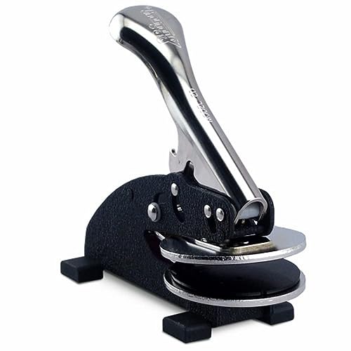 Shiny Custom Logo Desk Embosser Seal - 1-5/8
