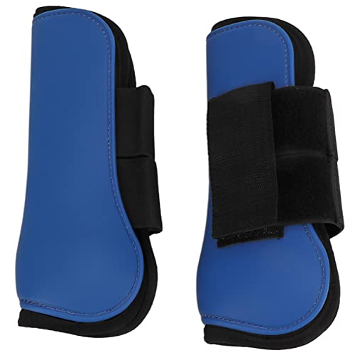 Botas de perna de cavalo PU Shell Neoprene Botas de tendão de cavalo para competição segura de salto
