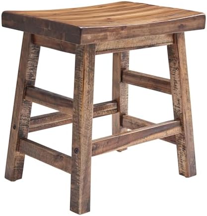 Alaterre Furniture Durango 20-Inch Tall Industrial Wood Dining St...