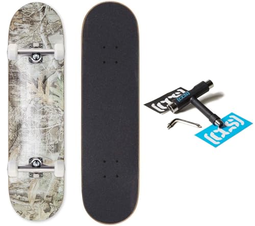 [CCS] Social Camouflage Embossed Skateboard Complete - Realtree Edge - 8.25
